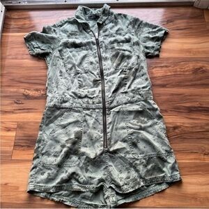 Obey olive green romper S